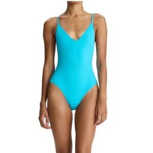 A.L.C. Cleo One Piece Swimsuit Size XS NEW Blue